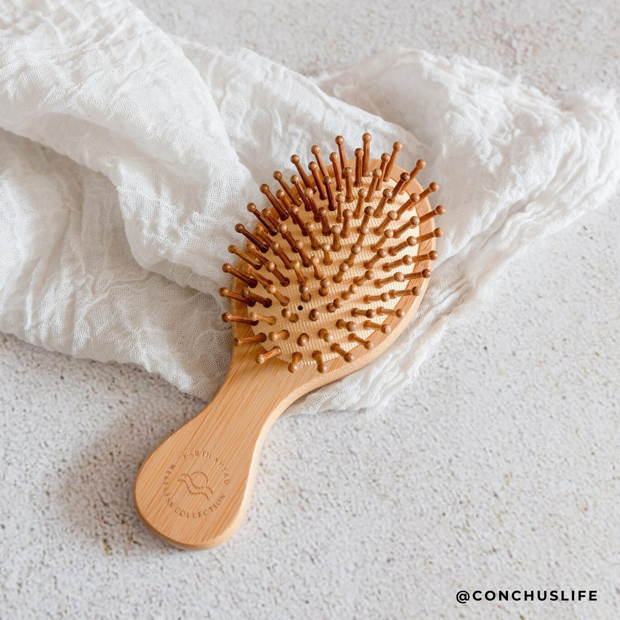 Small Bamboo Hairbrush