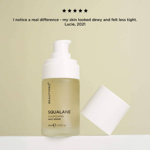 BEAUTYPRO Squalane Nourishing Serum five star customer review — hydrating daily face serum UK
