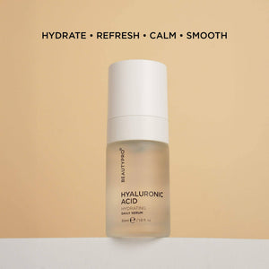 BEAUTYPRO Hyaluronic Acid serum — hydrates, refreshes, calms and smooths all skin types daily