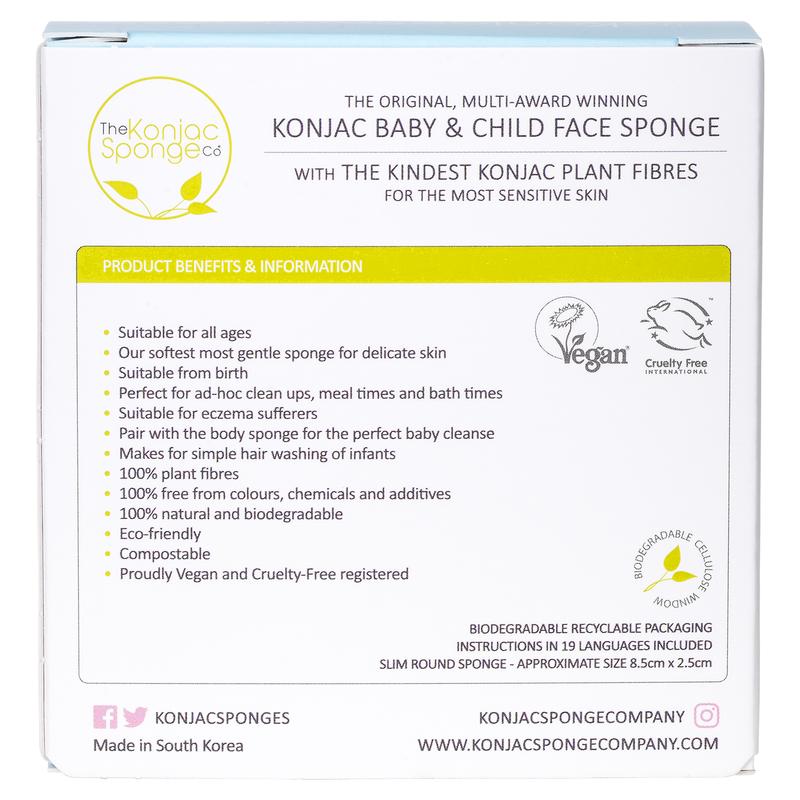 Premium Konjac Baby and Child Face Sponge