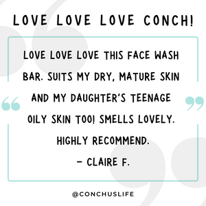 Conch Face Wash Bar